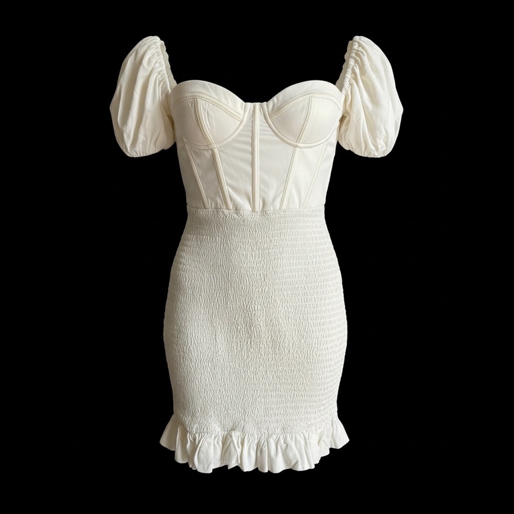 Oh Polly Puff Sleeve Dress